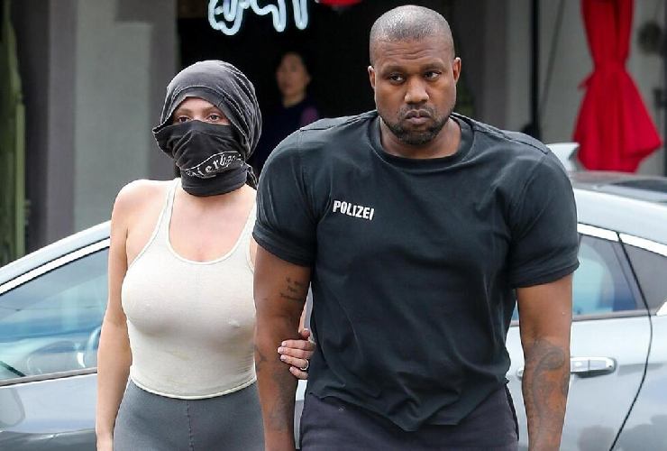 Kanye West e la compagna Bianca Censori