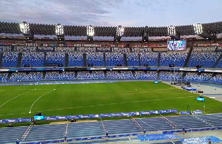 Lo stadio San Paolo di Napoli