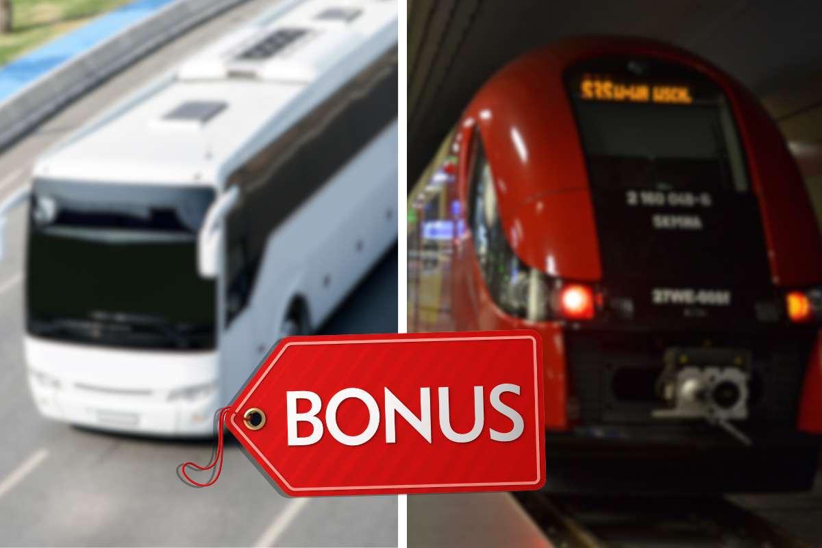 Bonus biglietti treni ed autobus