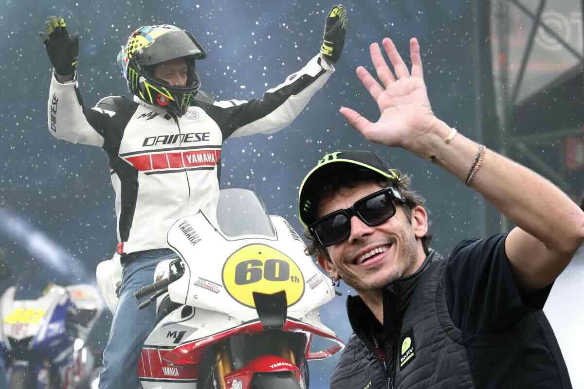 valentino rossi torna in pista