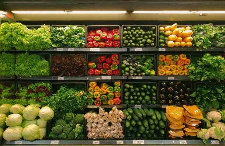 banco verdura supermercato