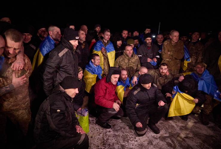 Prigionieri ucraini liberati