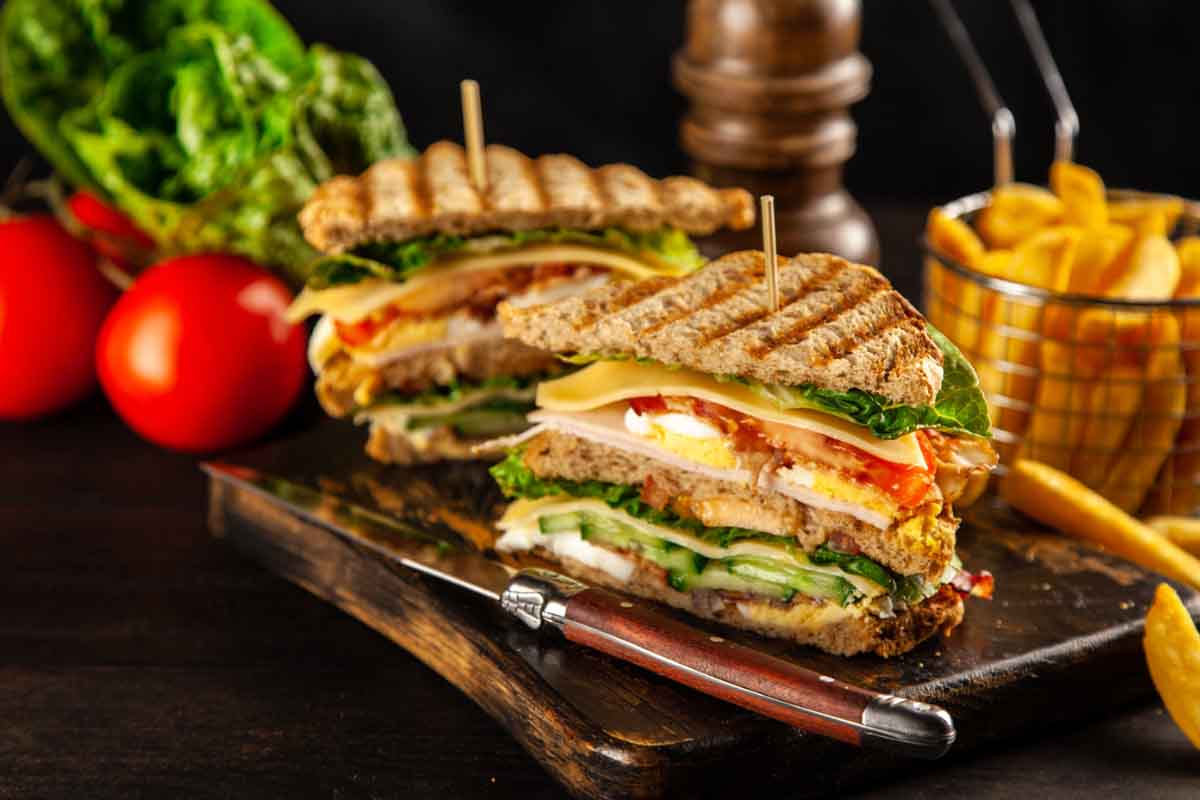 club sandwich anatra ricetta bastianich