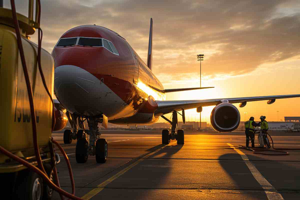 Sapete quanto costa un pieno in un aereo?