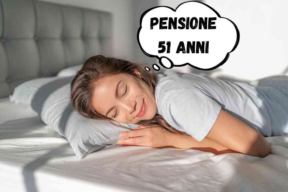 pensione 51 anni