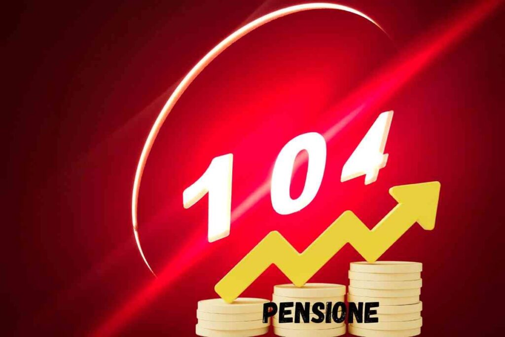 effetti congedo 104 sulla pensione